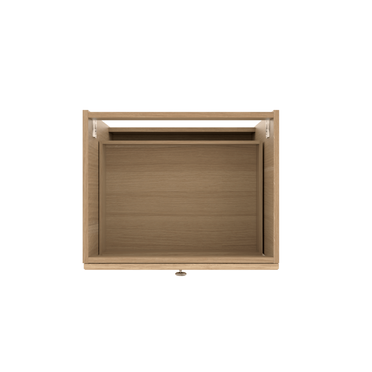 Balmani Lemon stehender Waschbeckenunterschrank: 67,5 x 55 cm, Eiche verwittert, 2 Schubladen