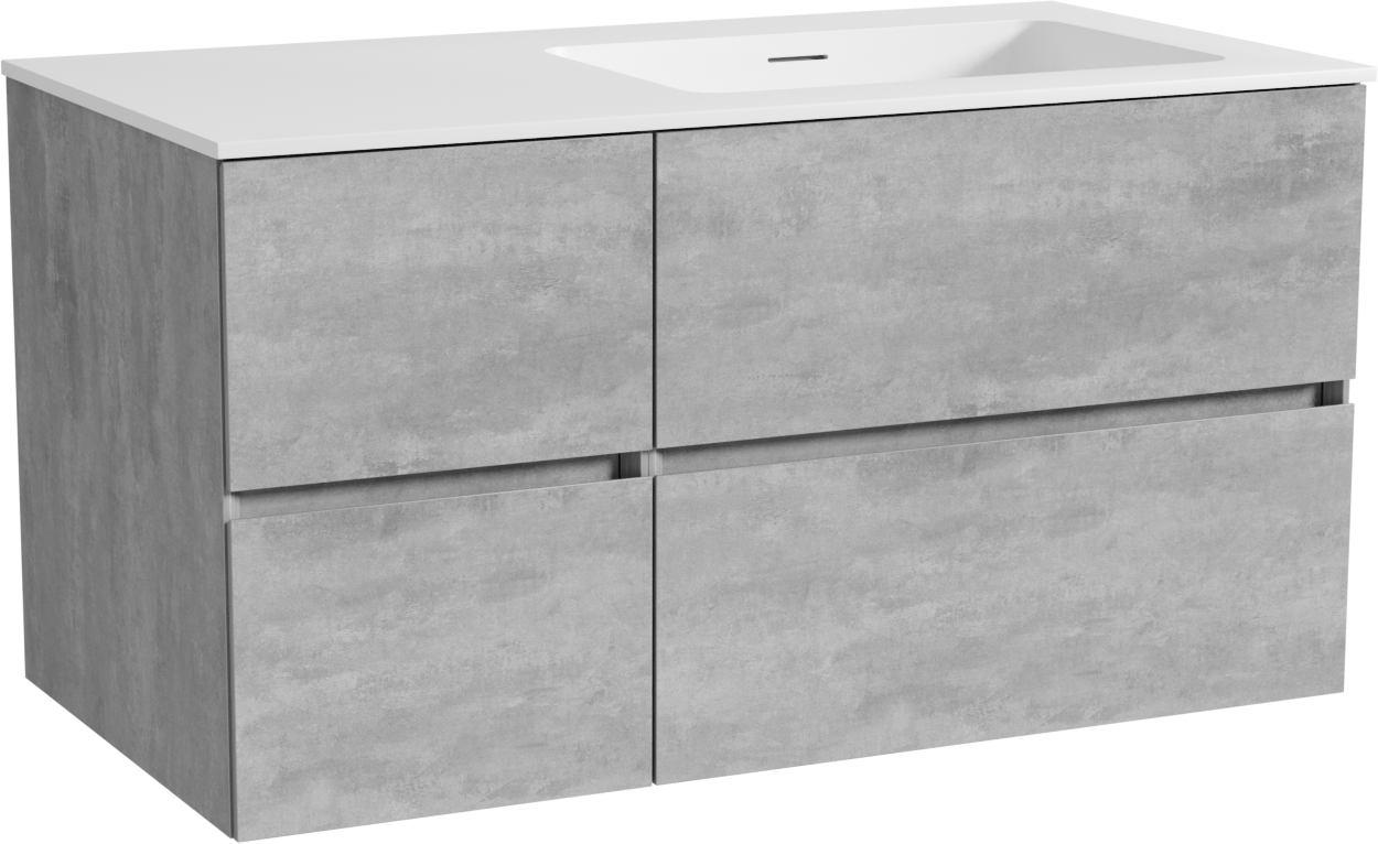 Storke Edge meuble salle de bains avec plan vasque Mata