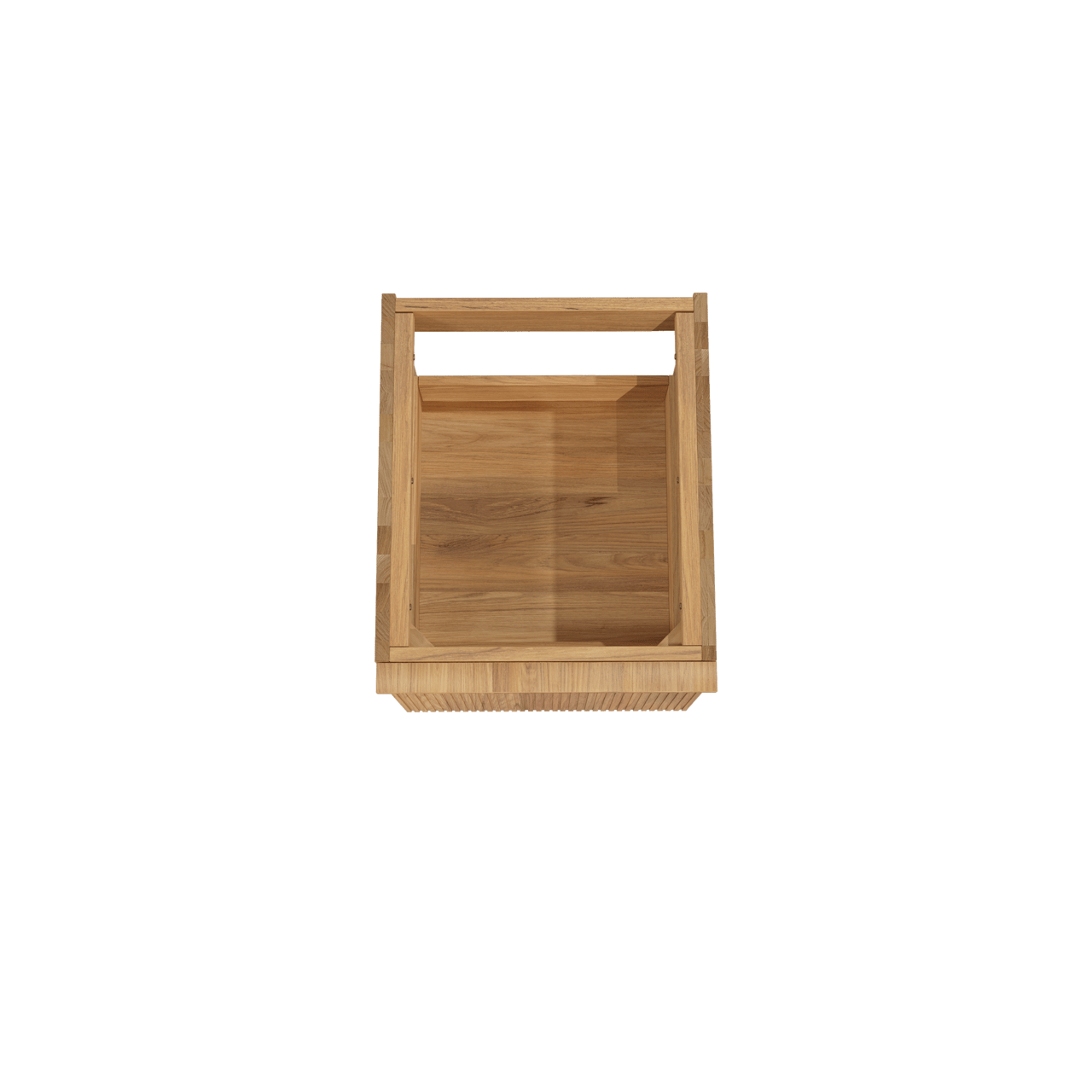 Balmani Forma meuble sous-lavabo suspendu 45 x 55 cm teck 2 tiroirs