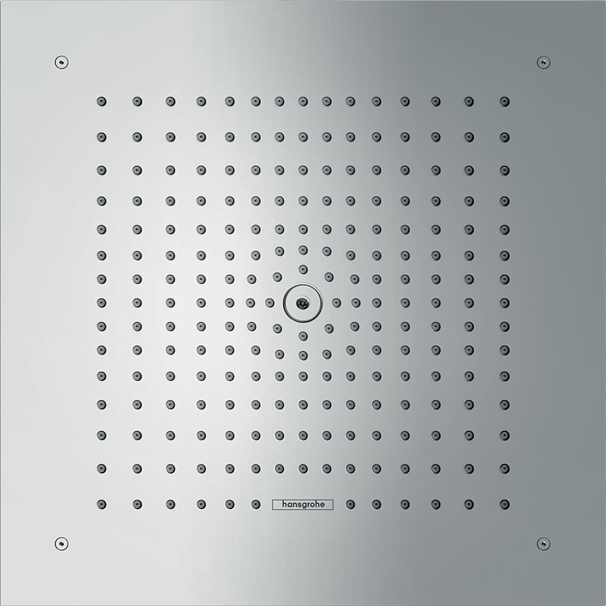 Hansgrohe Raindance E400 quadratische kopfdusche Regen-Duschkopf Ø40cm Chrom Glänzend