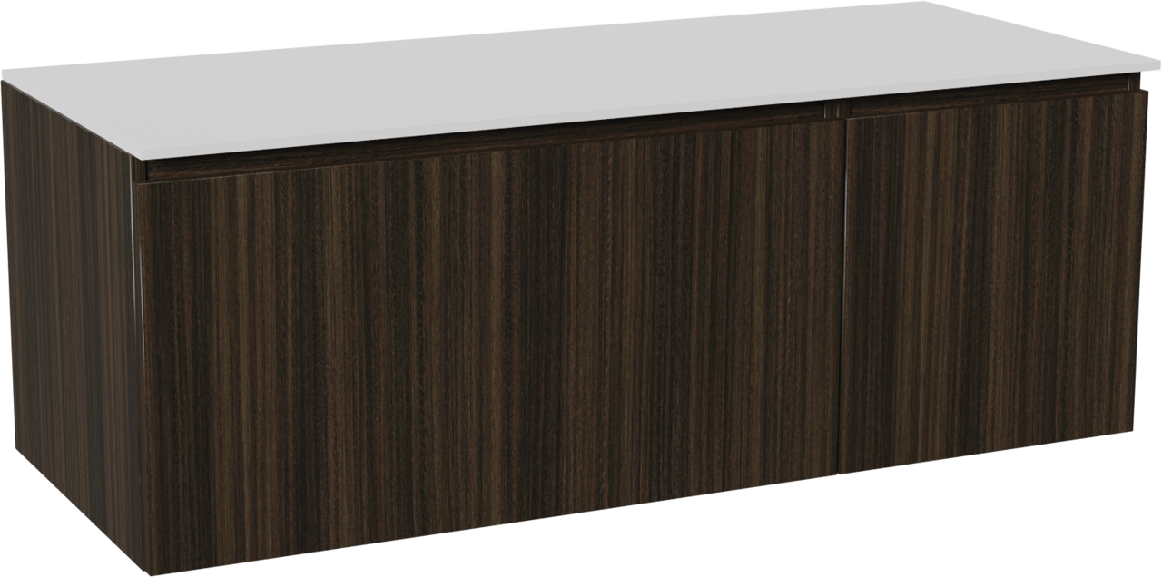 Balmani Sfera badkamermeubel met Stretto wastafelblad voor waskom(men)