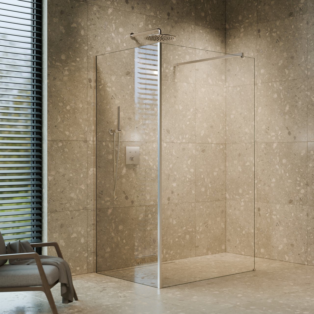 Balmani Modular hoekprofiel 200 cm brushed coolmetal