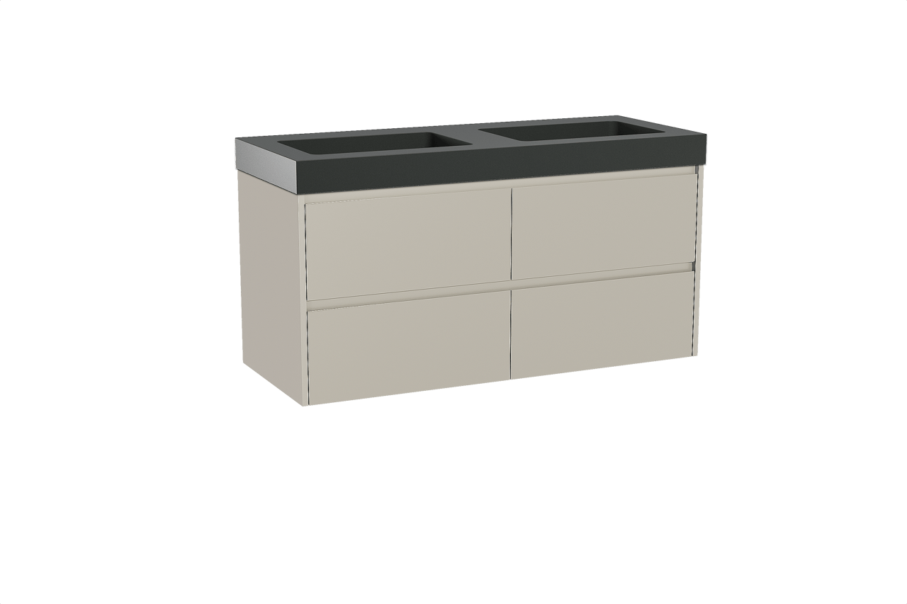 Storke Seda badkamermeubel met Scuro High Wastafel