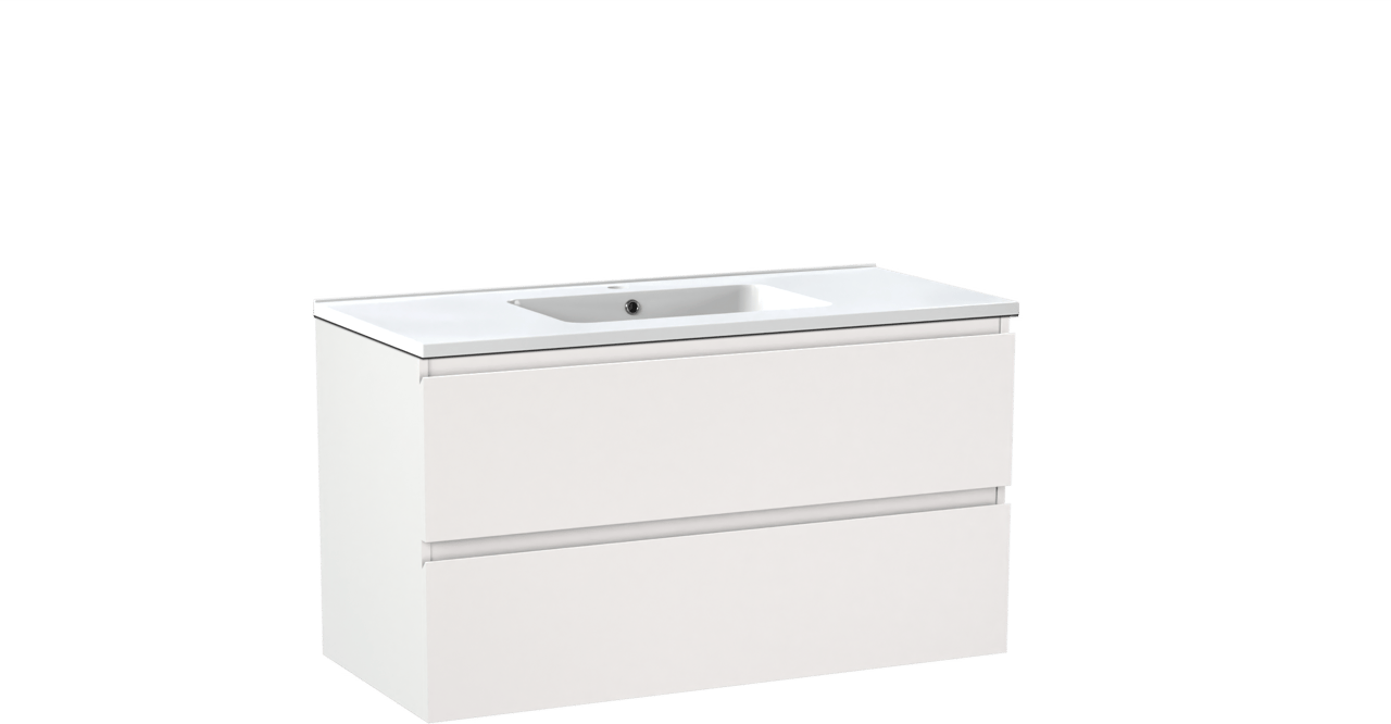 Linie Lado meuble salle de bains avec lavabo Vano