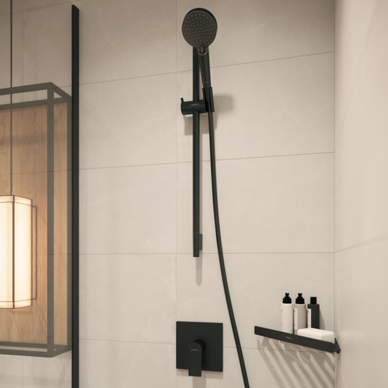 Hansgrohe Isiflex Duschschlauch: 160 cm, PVC, Schwarz matt