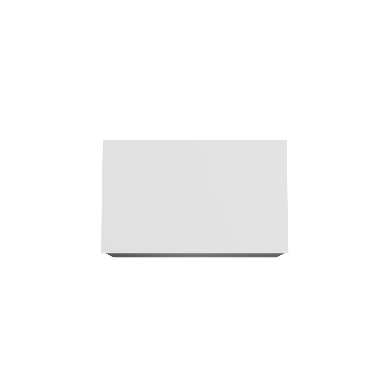 Balmani Mitra zwevend badkamermeubel 90 x 55 cm mat zwart met Stretto enkel tablet in solid surface mat wit