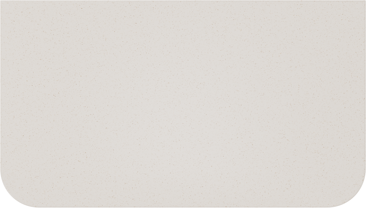 Storke Soft zwevend badmeubel 80 x 46 cm notenhout met Tavola Soft enkel wastafelblad in solid surface beige granita