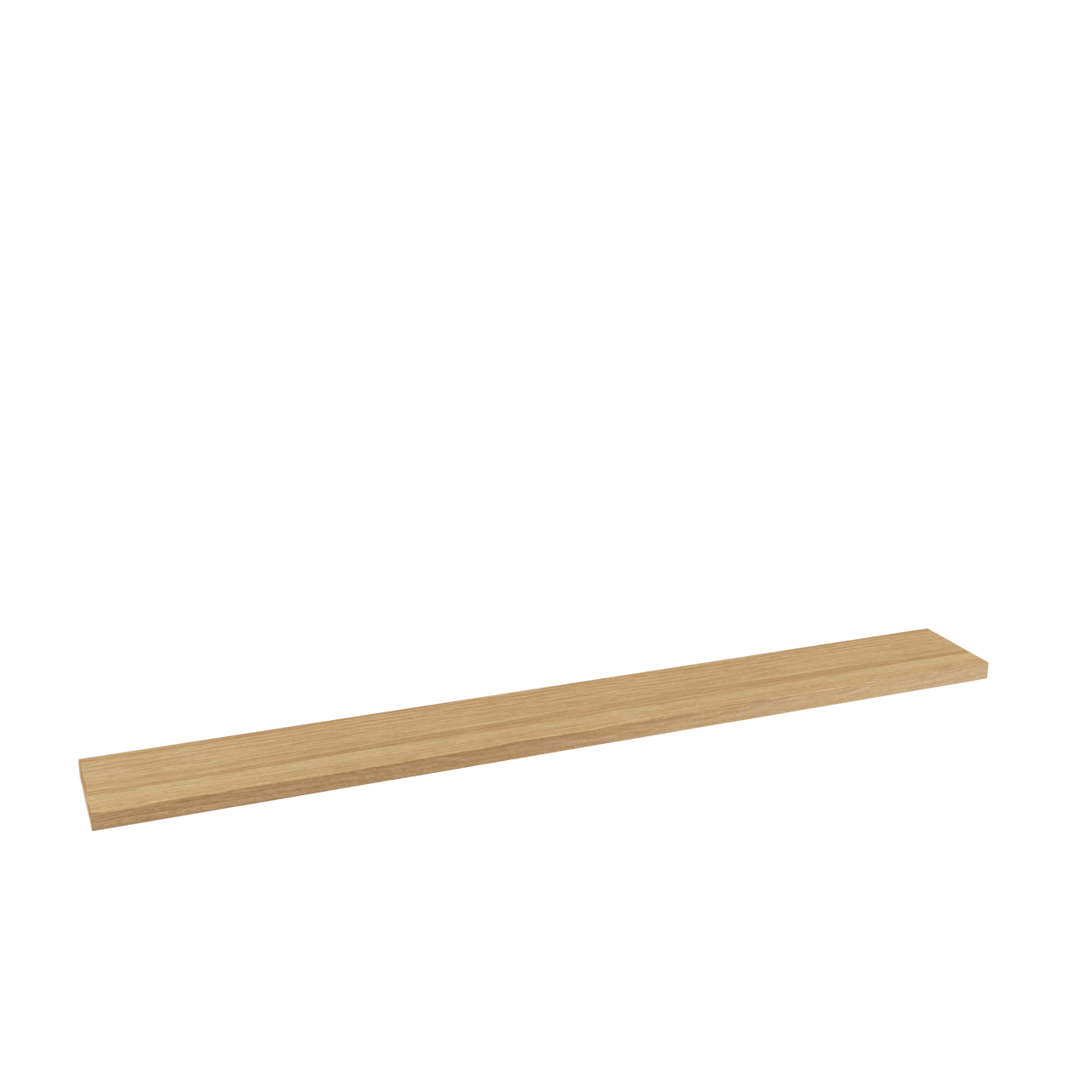 Balmani Legno afwerkingsplankje voor spiegelkast verweerd eiken 150x18cm