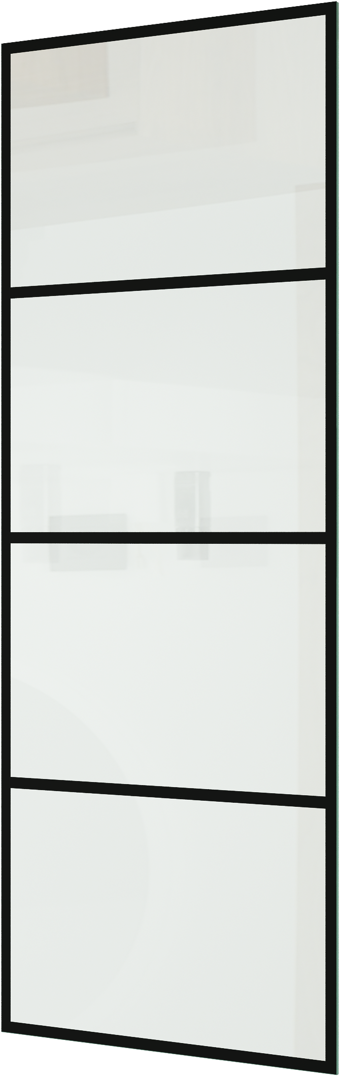 Balmani Modular Duschwand Glas: Lined, 75 x 200 cm, inklusive Coating