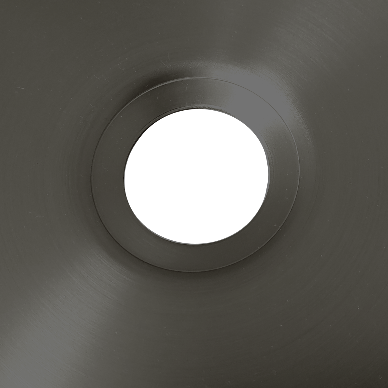 Balmani Accia waskom Brushed GunMetal roestvrij staal rond Ø 36 cm