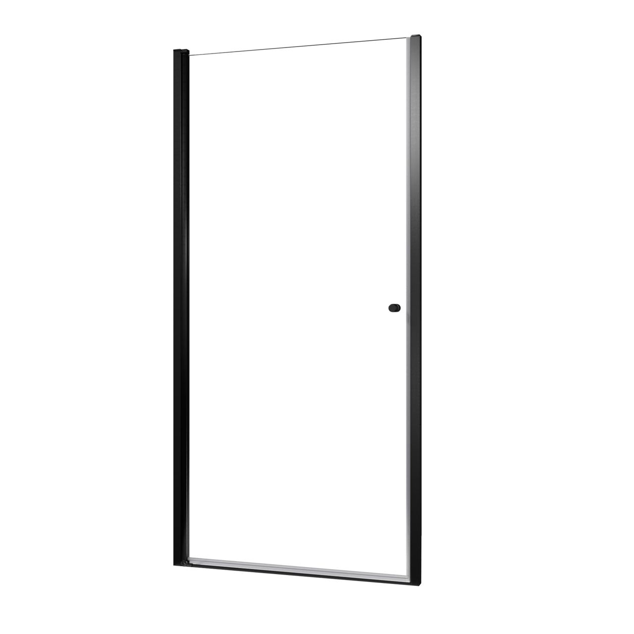 Luca Varess Kuresa douche draaideur 100 x 200 cm helder glas mat zwart profiel