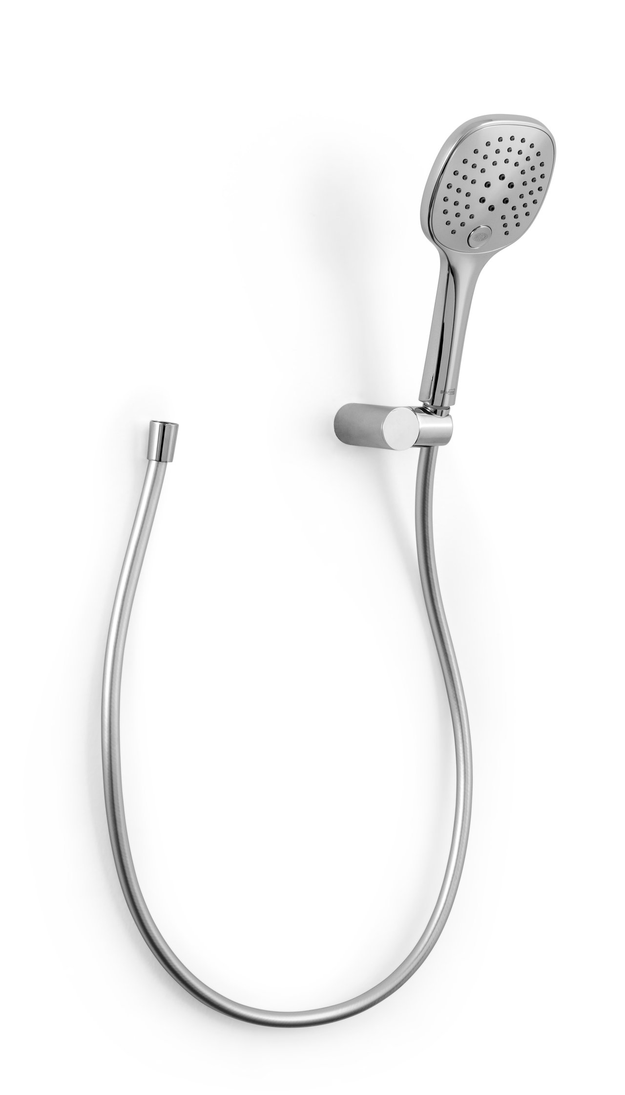 Linie Drum thermostatische badkraan met douchekop glanzend chroom