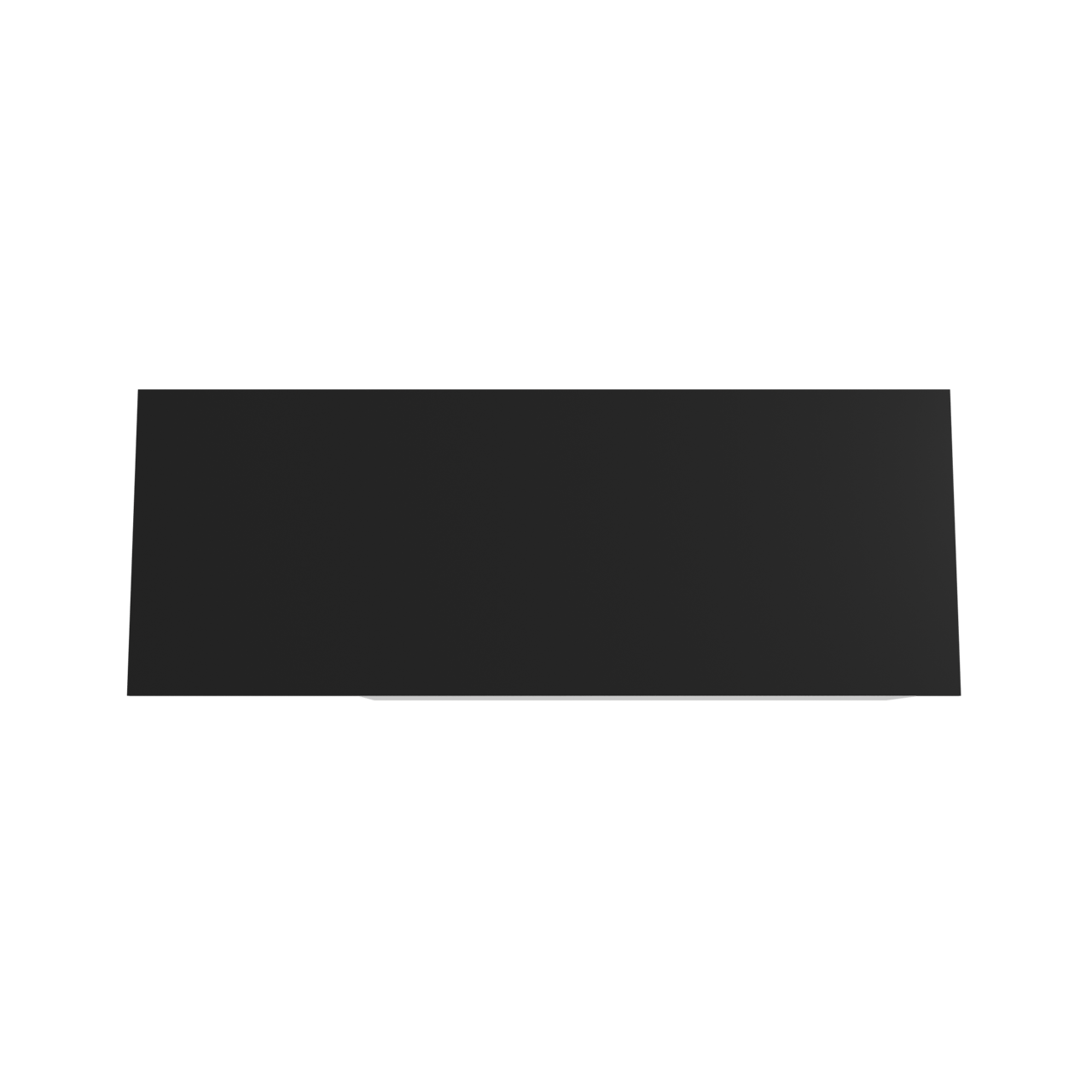 Storke Edge zwevend badmeubel 140 x 52 cm mat wit met Panton enkel of dubbel wastafelblad in gepoedercoate mdf mat zwart