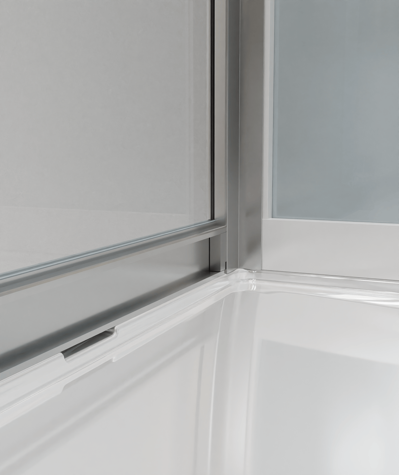 Luca Varess Talan cabine de douche avec portes pivotantes 90 x 120 cm verre transparent profil chrome mat