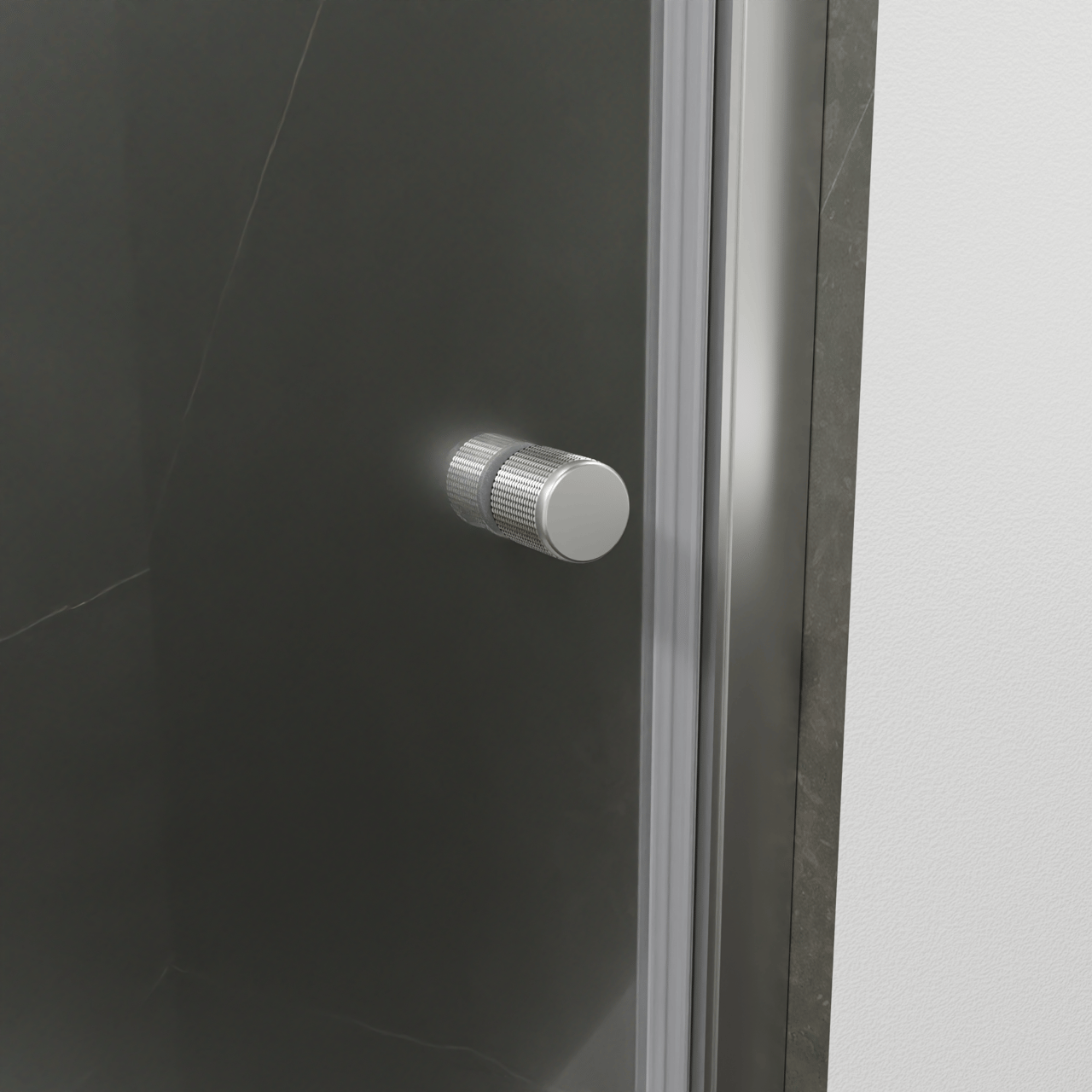 Luca Varess Kuresa douche draaideur 95 x 200 cm helder glas glanzend chroom profiel