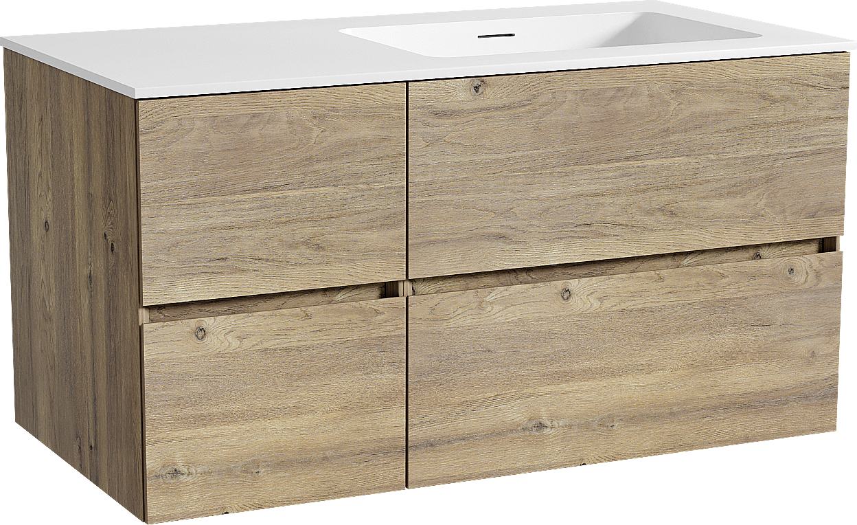 Storke Edge Badmöbel Set mit Mata Waschtisch