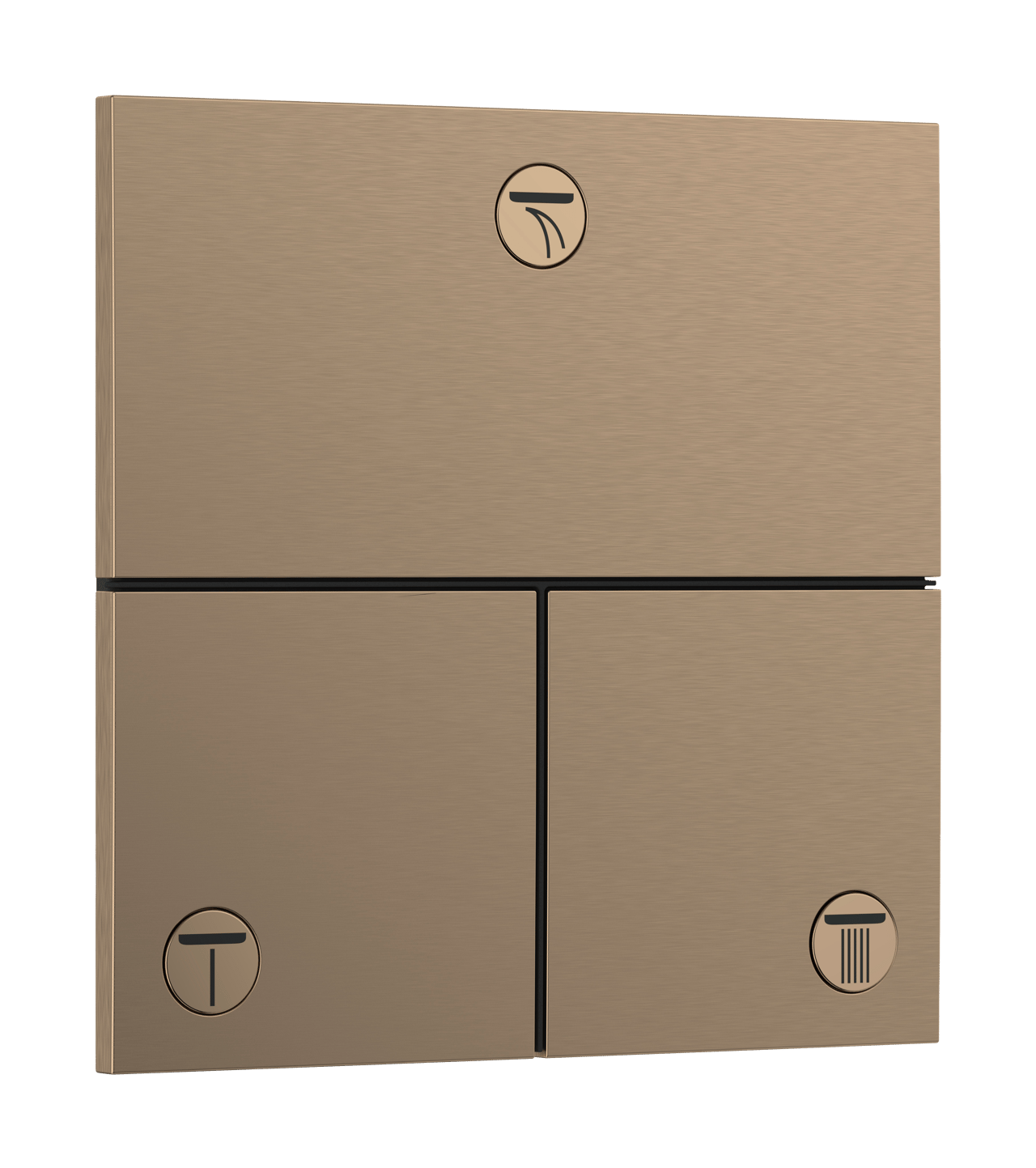 Hansgrohe Showerselect Comfort E inbouw mengkraan Brushed Bronze