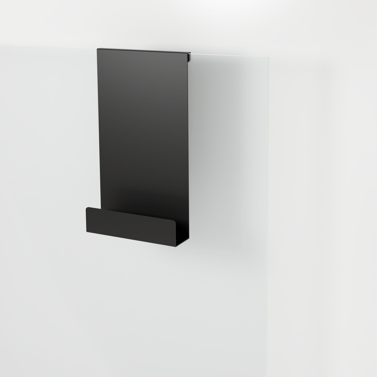 Blaufoss porte-shampooing pour paroi de douche noir mat