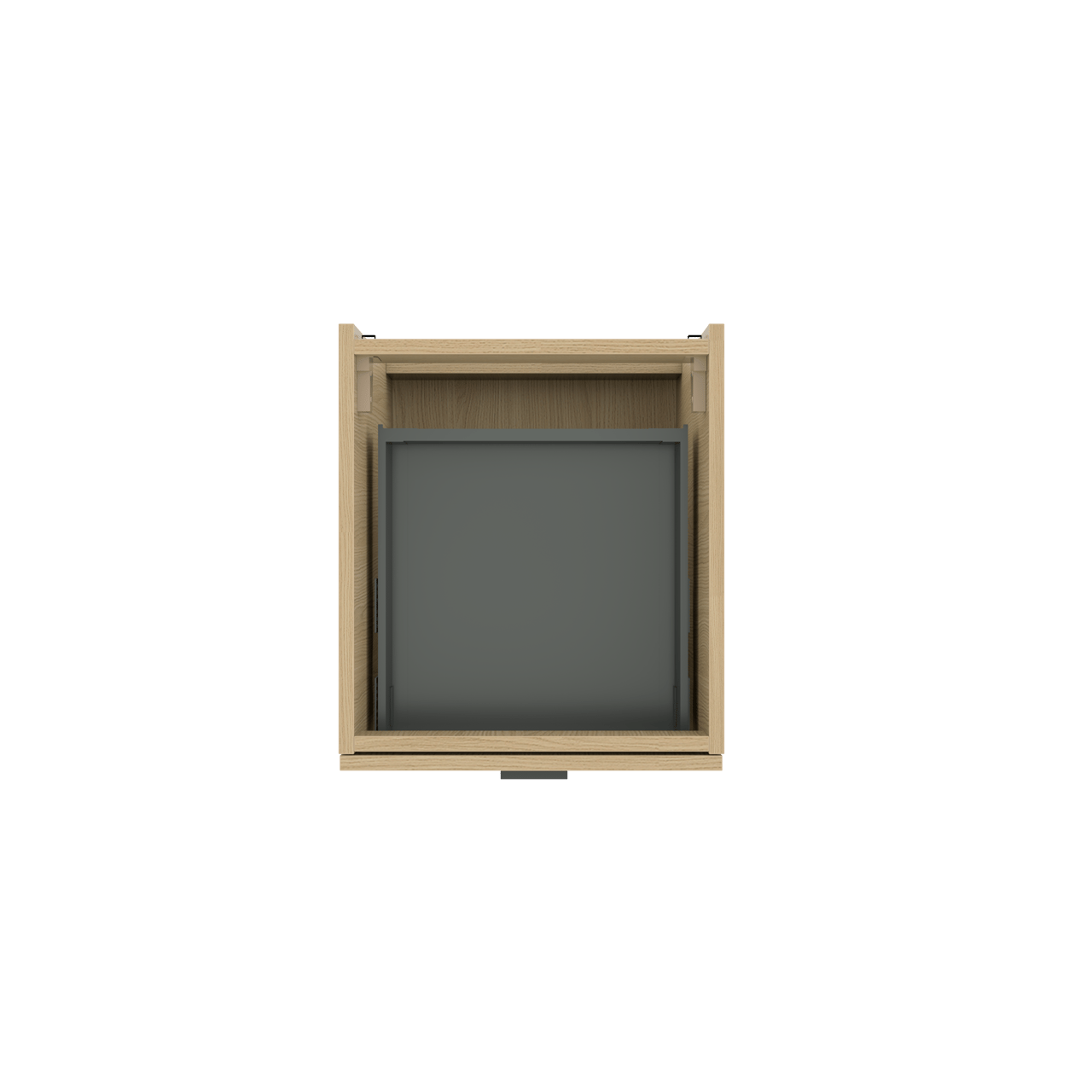 Artis natural oak basin cab. 2 drawers 45cm