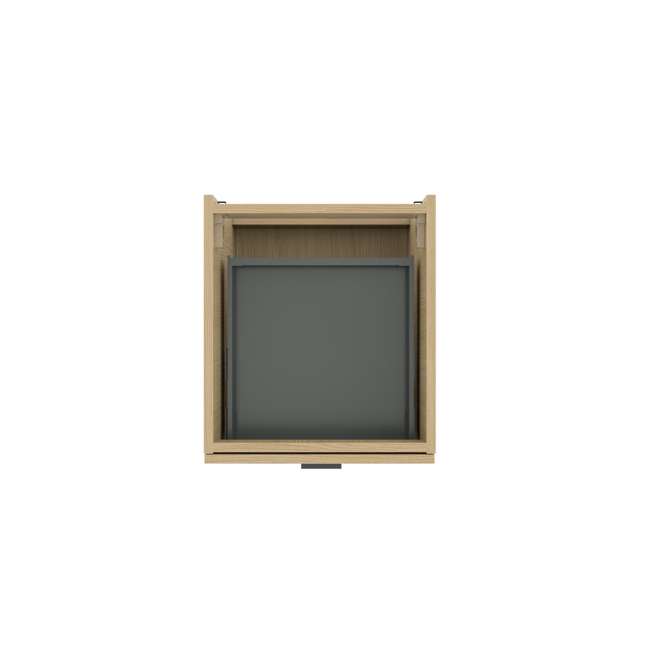 Artis natural oak basin cab. 2 drawers 45cm