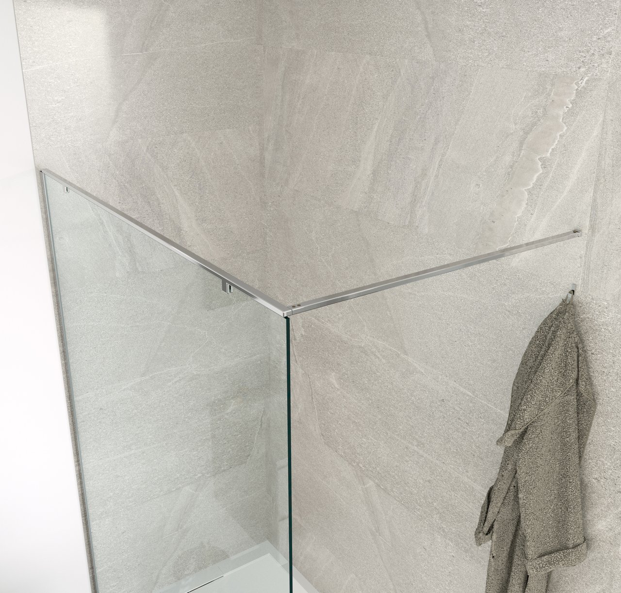 Balmani Modular Crest linke Stabilisierungsstange, 152 x 102 cm, Chrom