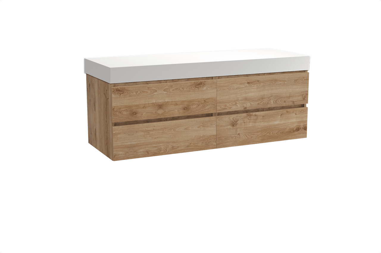 Balmani Lucida badkamermeubel met Dominus Tablet voor waskom(men)