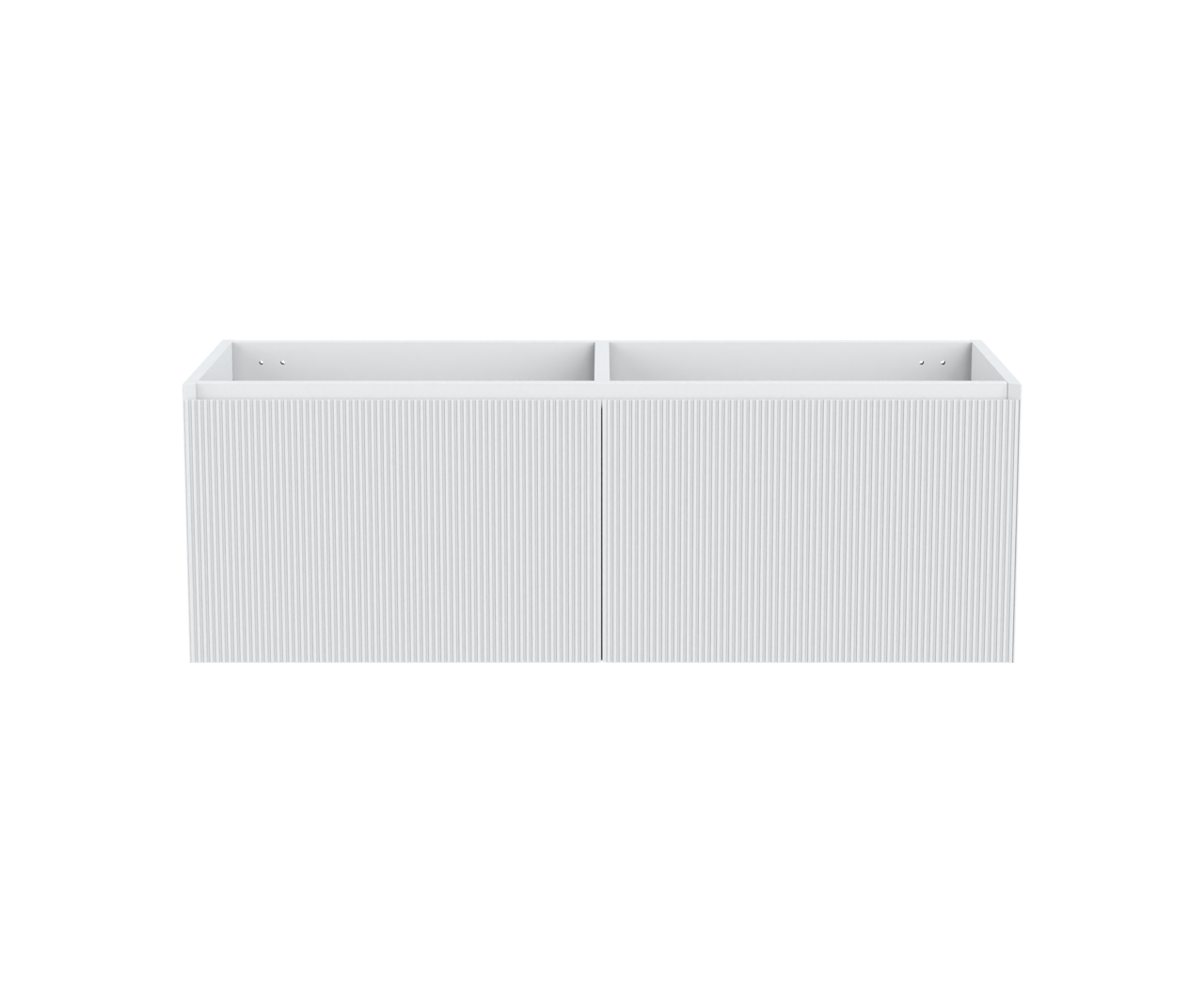 Balmani Fila meuble sous-vasque suspendu 135 x 55 cm blanc mat 4 tiroirs