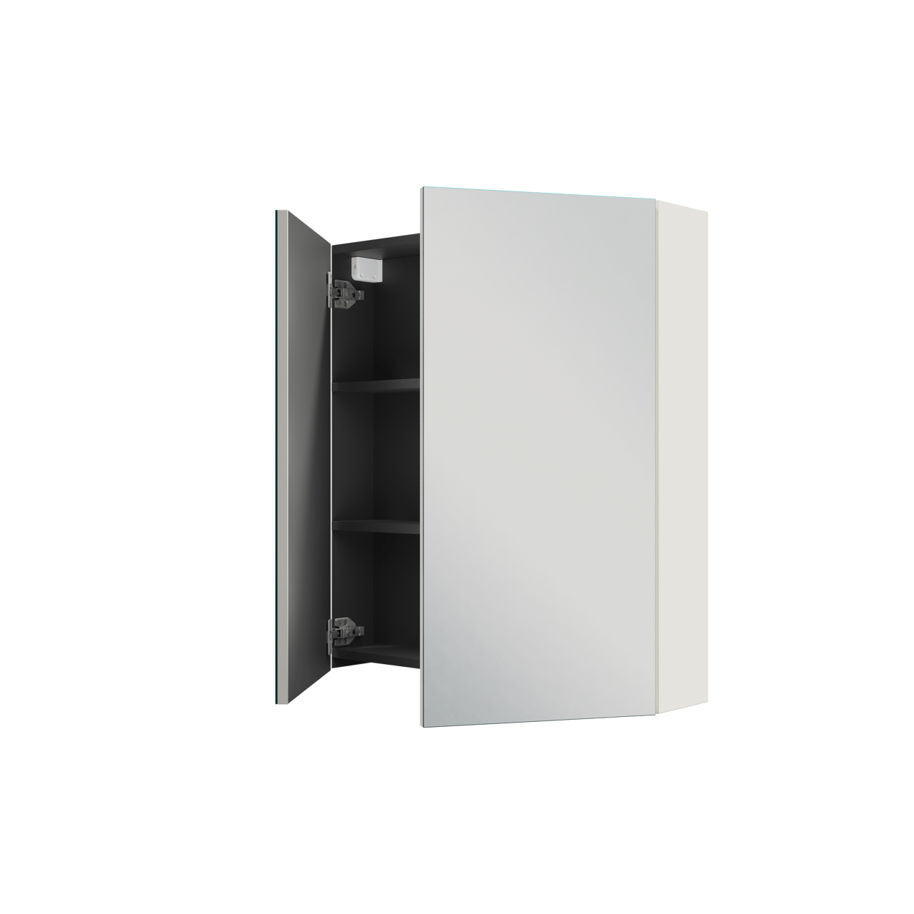 Linie Montro armoire de toilette 70 x 75 cm Blanc Brillant