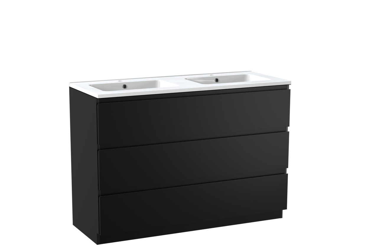 Linie Lado meuble salle de bains avec lavabo Vano