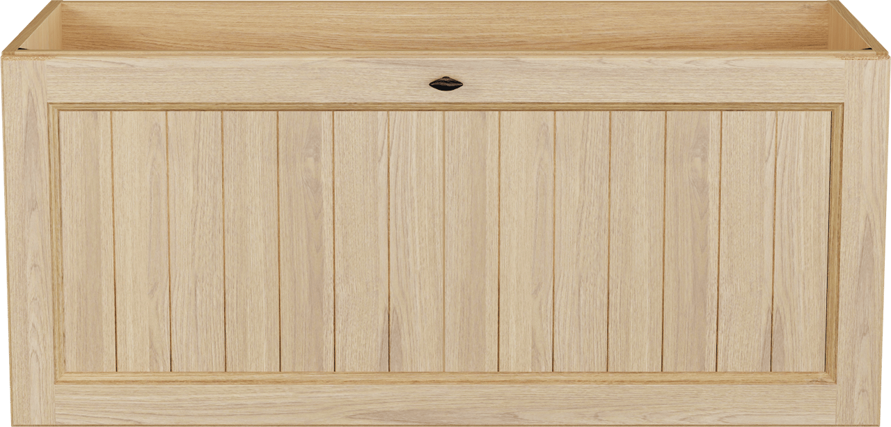 Balmani Lemon meuble sous-vasque suspendu 120 x 55 cm Plaqué chêne naturel 2 tiroirs