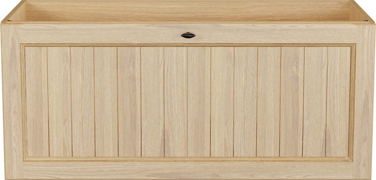 Balmani Lemon meuble sous-lavabo suspendu 120 x 55 cm Placage chêne naturel 2 tiroirs