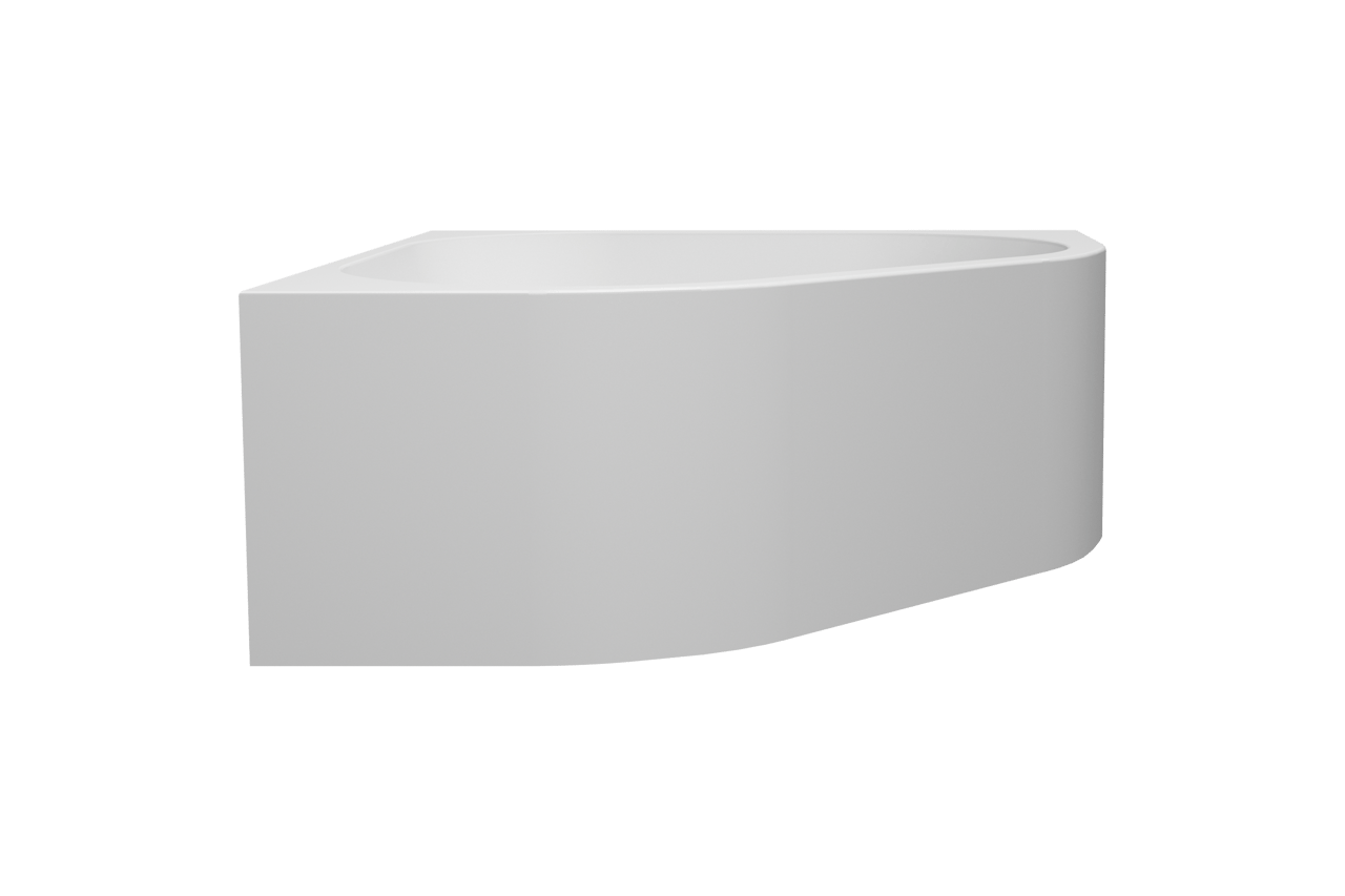 Luca Varess Idol 2-Personen-Eckbadewanne: links oder rechts, 150 x 150 cm, Acryl, Weiß matt