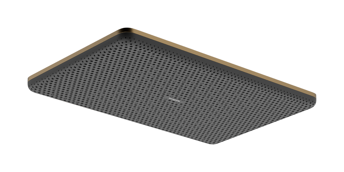 Hansgrohe Raindance Alive Q Tête de douche rectangulaire, 1 jet, 21/34cm Brushed Bronze