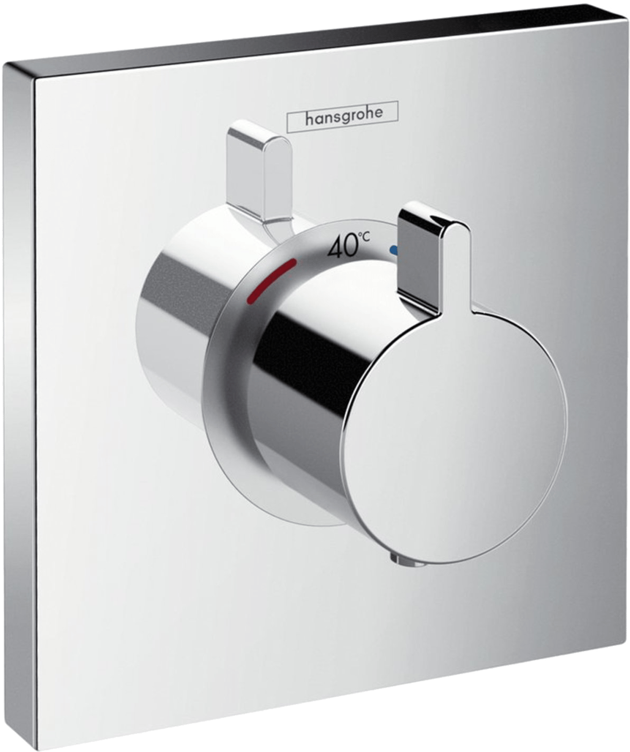 Hansgrohe Showerselect Highflow Thermostat-Duscharmatur: Unterputz, Chrom glänzend