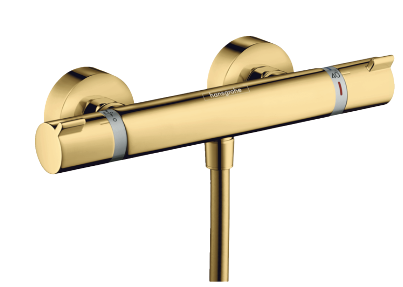 Hansgrohe Ecostat Comfort thermostatische kraan douchekraan Polished Gold Optic