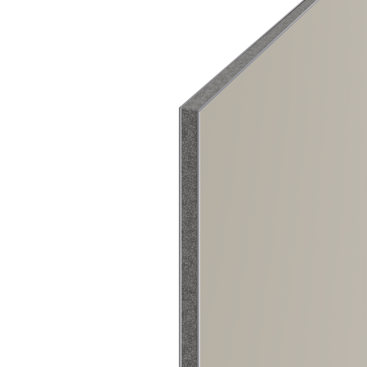 Luca Varess Artdeco douchewandbekleding 90 x 244 cm alu-composiet beige mat