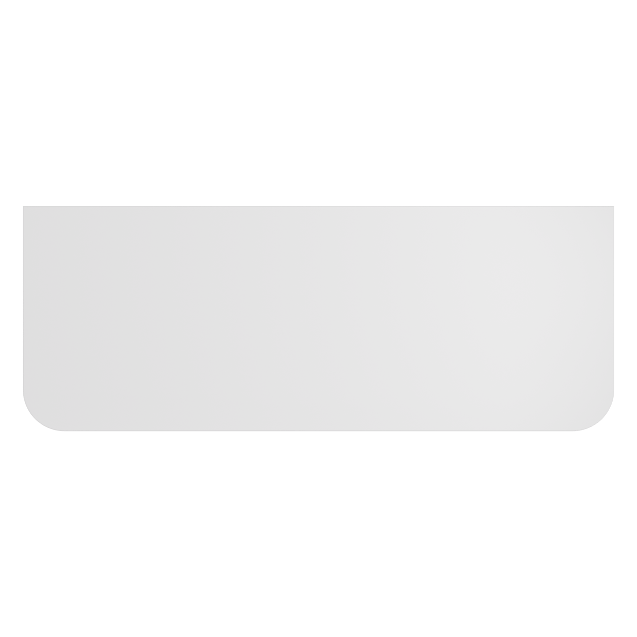 Storke Tavola Soft Einzel- oder Doppelwaschtischplatte matte solid surface 120 x 46 cm