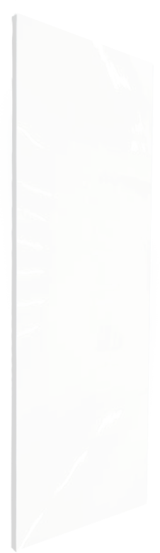 Linie Wall Duschrückwand: 80 x 220 cm, Acryl, Weiß Glänzend