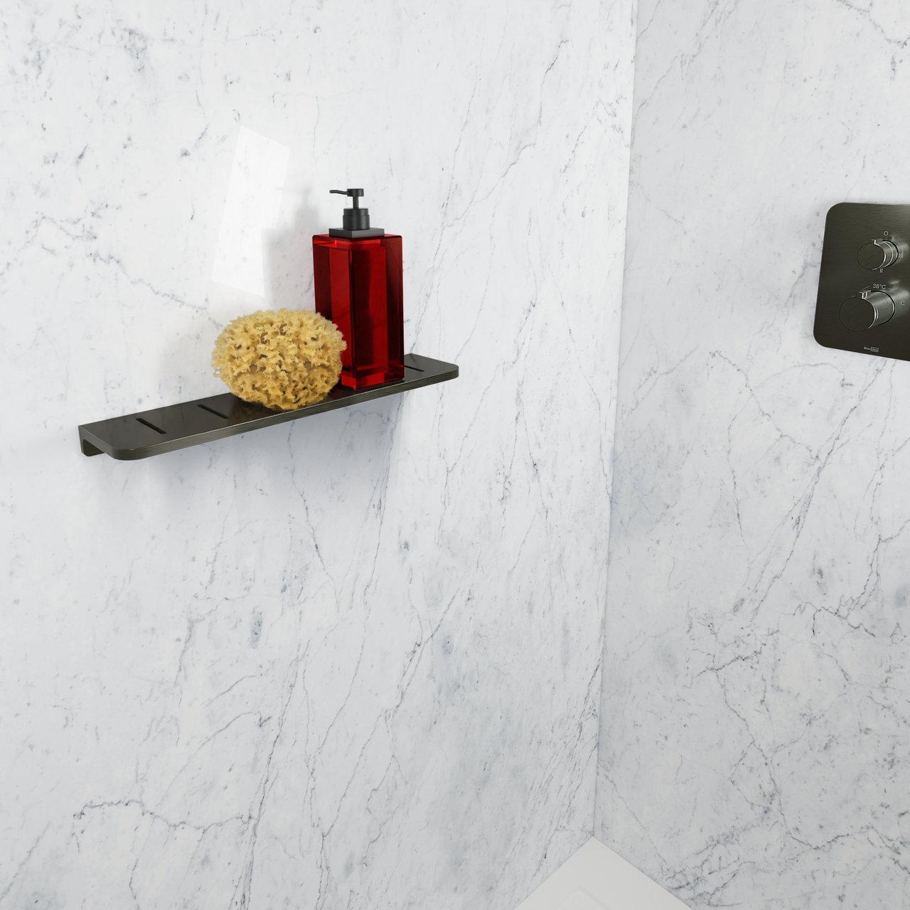 Blaufoss Leaf Brushed GunMetal 40cm