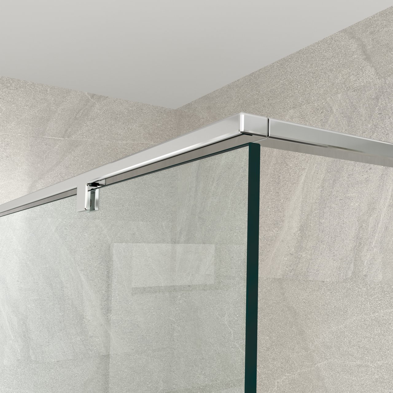 Balmani Modular Crest barre de stabilisation à gauche 152 x 102 cm chrome