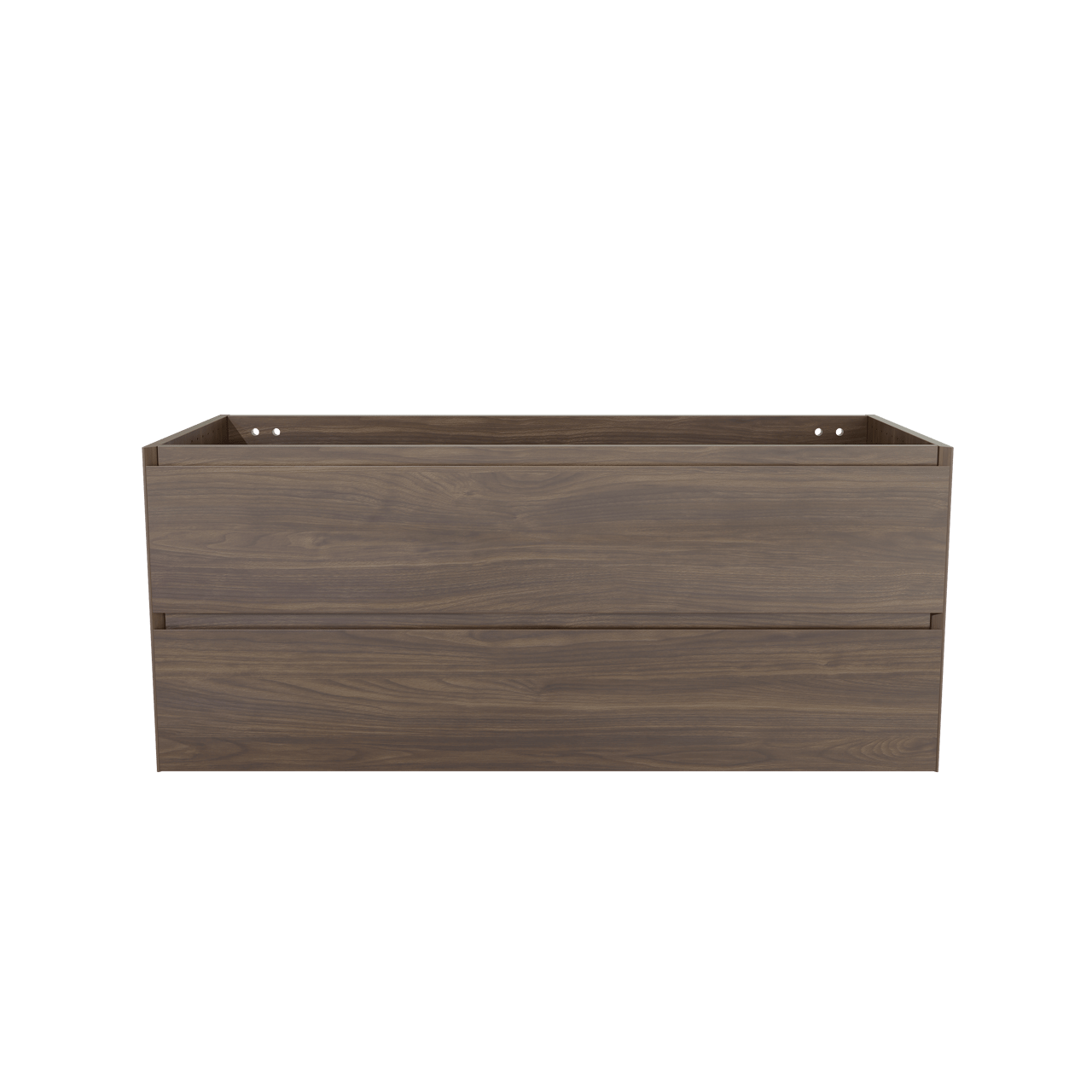 Balmani Mitra meuble sous-vasque suspendu 120 x 55 cm noyer américain 2 tiroirs