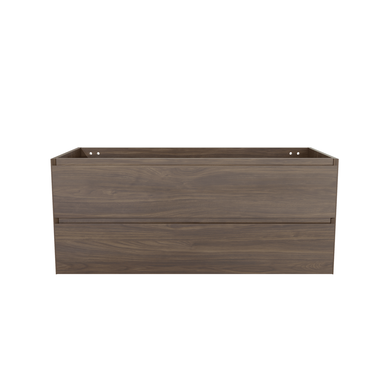 Balmani Mitra meuble sous-lavabo suspendu 120 x 55 cm noyer américain 2 tiroirs