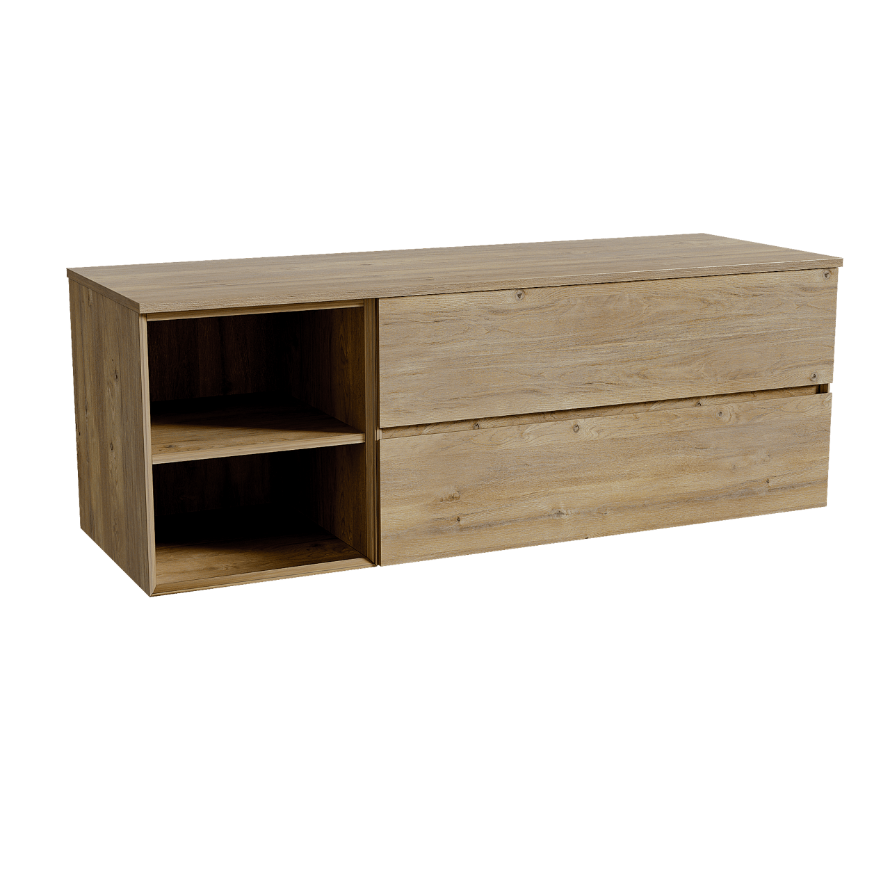 Storke Edge meuble salle de bains avec tablette pour vasques Panton