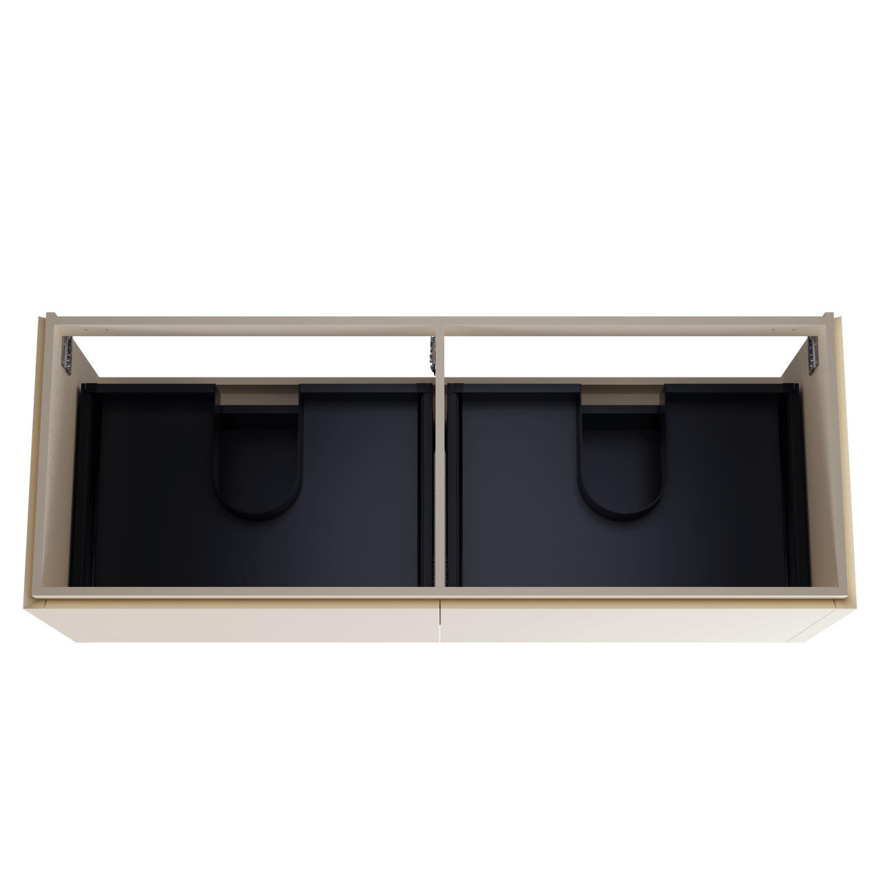 Balmani Eclips meuble sous-vasque suspendu 150 x 55 cm Sandbeige 4 tiroirs