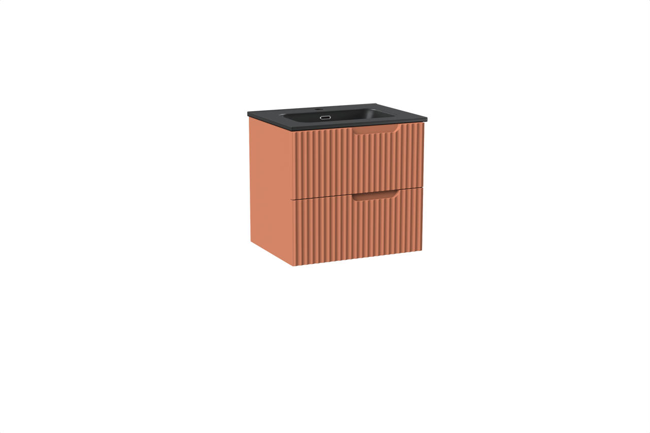 Linie Ribbo badkamermeubel met Baro Wastafel