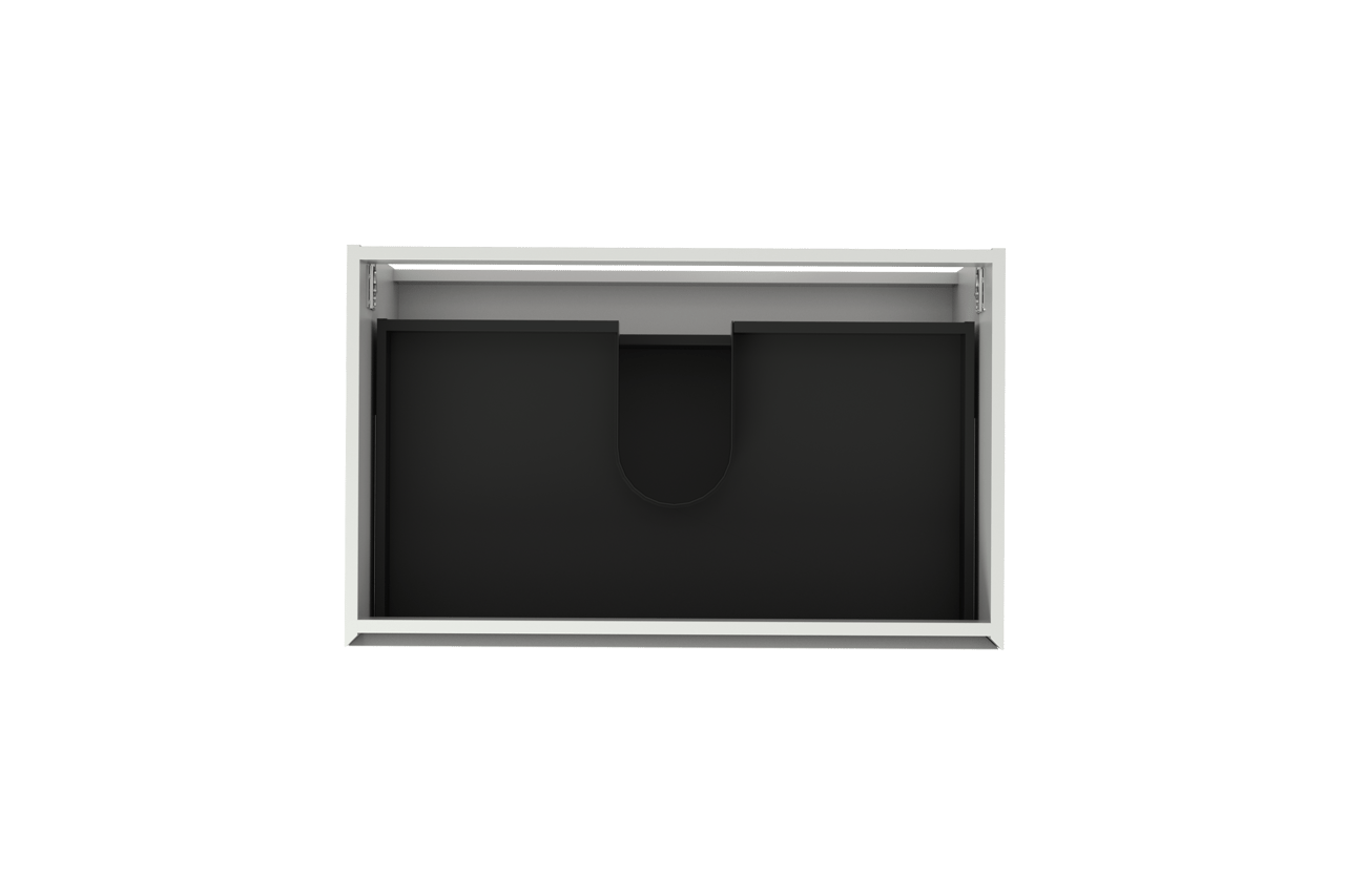 Balmani Mitra zwevende wastafelonderkast 90 x 55 cm mat wit 2 lades