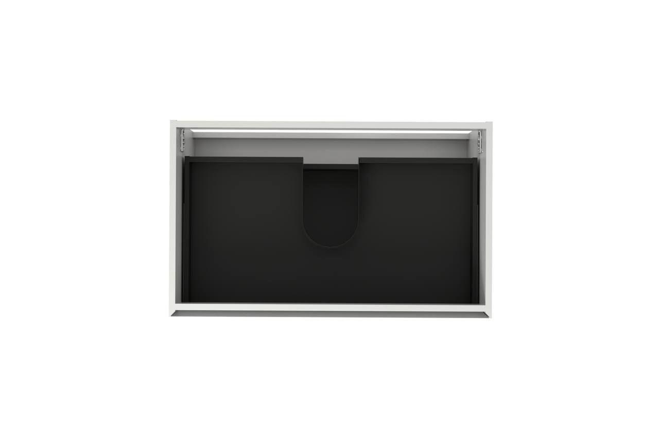 Balmani Mitra meuble sous-vasque suspendu 90 x 55 cm blanc mat 2 tiroirs