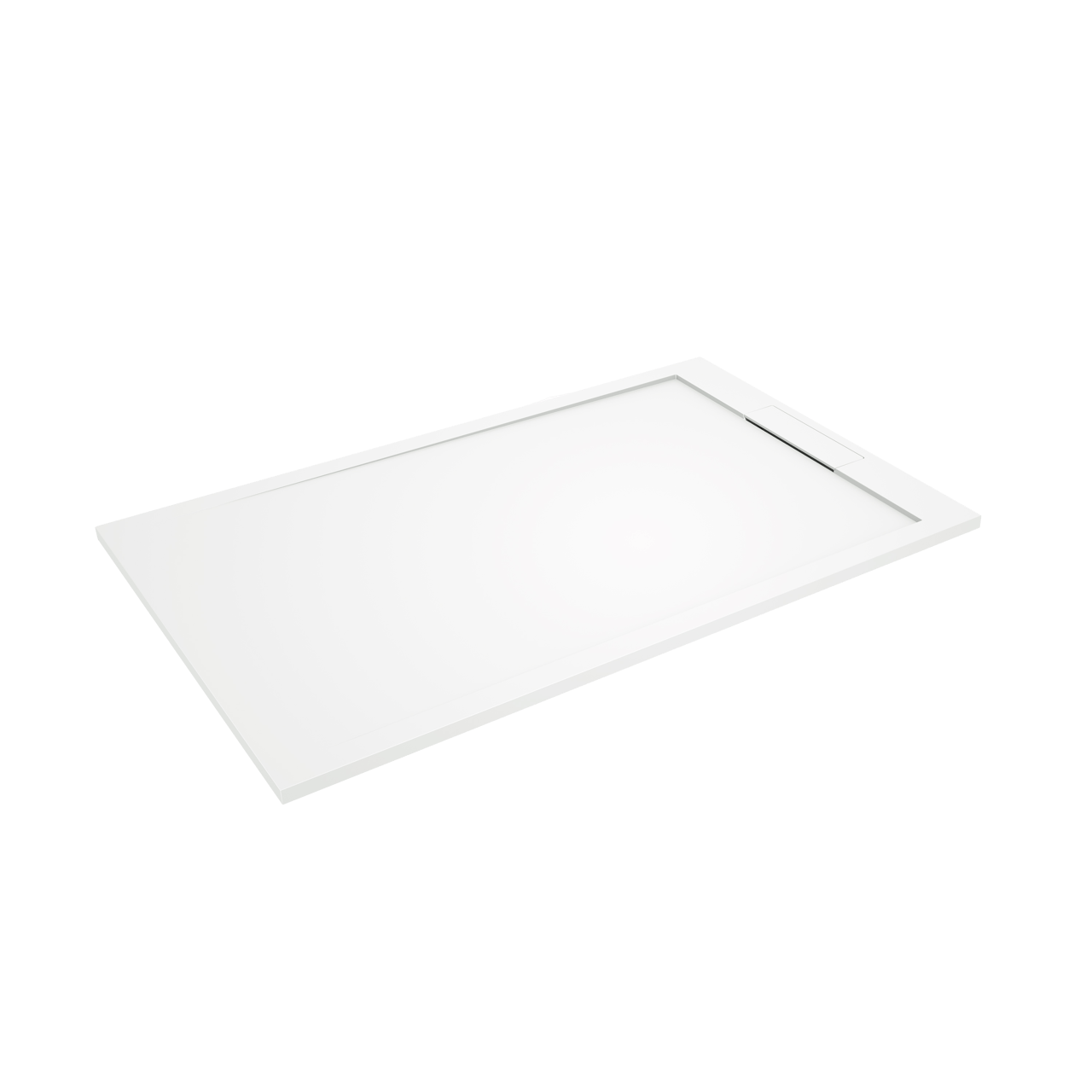 Balmani Andes receveur de douche 140 x 90 cm Solid Surface blanc mat