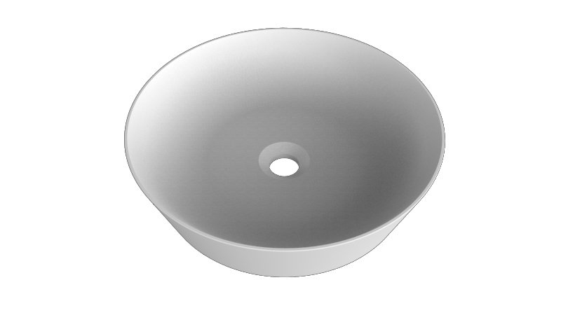 Balmani Still vasque à poser Solid Surface mat rond Ø 42,5 cm