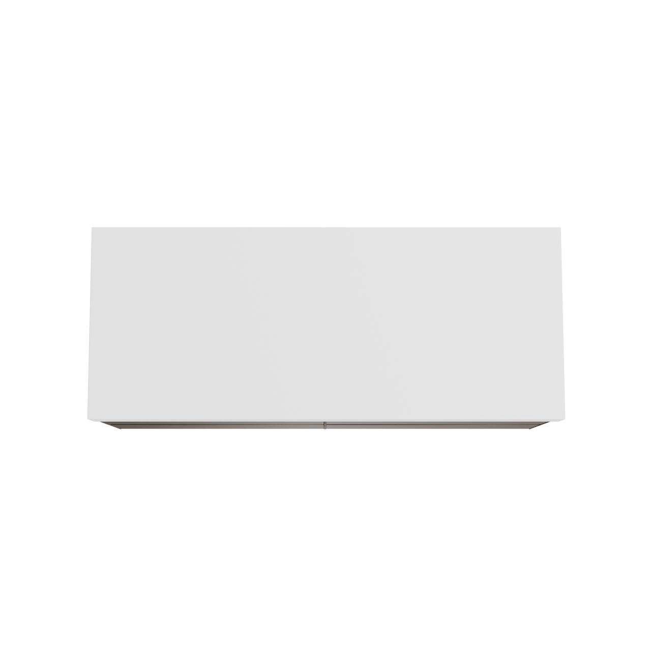 Balmani Mitra meuble salle de bains suspendu 135 x 55 cm noyer américain avec Dominus tablette simple ou double en solid surface blanc mat